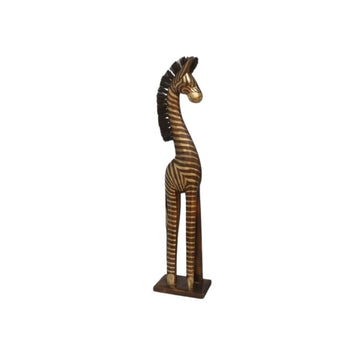 Statujë dekorative ZEBRA  GOLD/BROWN