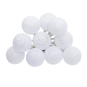 Dekor me 10 topa ndriçues të bardhë